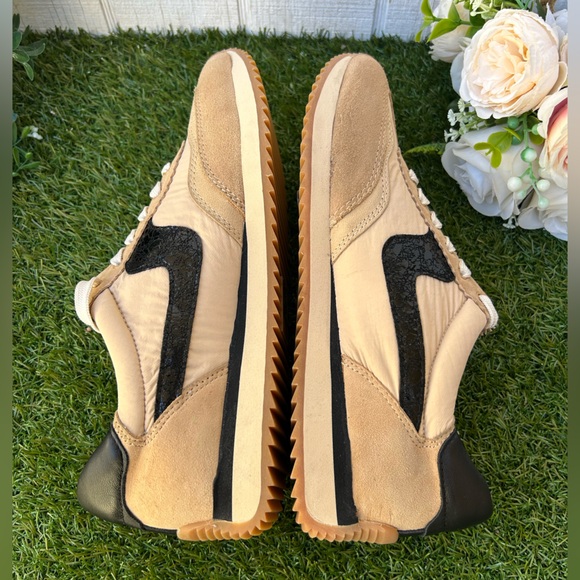 Dolce Vita B.Ntcd Tan Multi Leather Nylo Sneakers women size 9 New - Picture 15 of 17